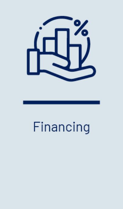 Icon for our offer Financing
