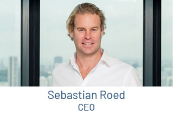Portrait of Sebastian Roed, CEO, in front of a window