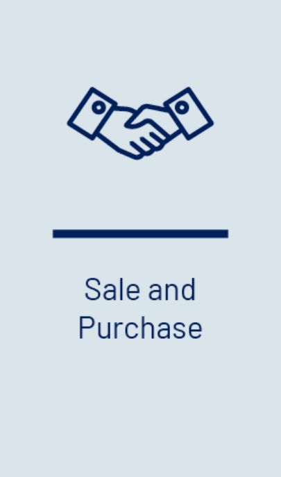 Icon for our offer Sale and Purchase